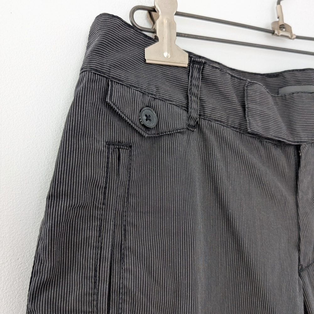 2/15$ Mexx Women's Black Pants With Fine Strips - Size 6 / 36 - Picture 3 of 7